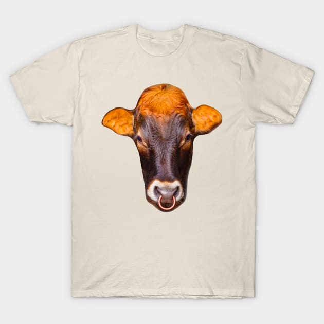 Head of a Young Bull T-Shirt by dalyndigaital2@gmail.com